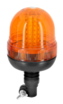 Проблесковый маячек оранжевый LED, на гибкой ножке, 12/24В