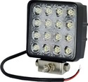 LED фара рабочая 48W/30 (16x3W) 3520 lm - (spotlight узкий луч)